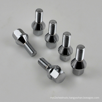 6PCS Hex Wheel Lug Bolt with Chrome Surface